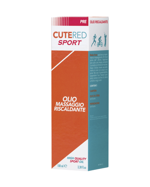 Olio massaggio riscaldante