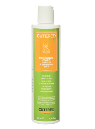 Detergente corpo capelli e sederino